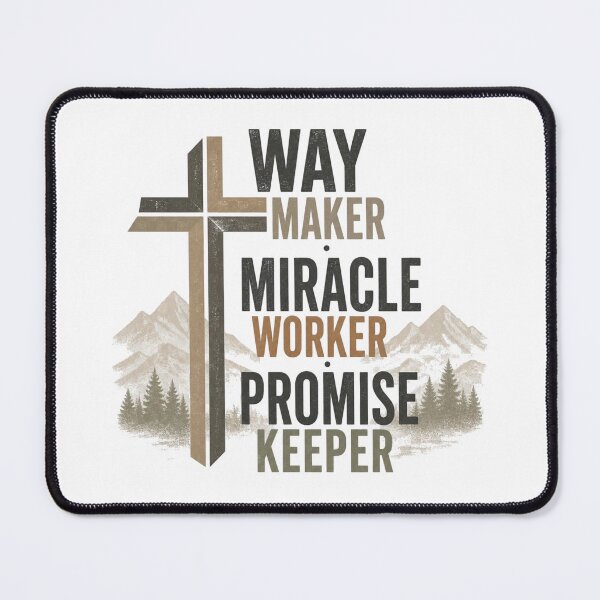 Item preview, Way Maker Miracle Worker Promise Keeper Christian Shirt | Isaiah 42:16 Faith Design designed and sold by Illustrated Faith.