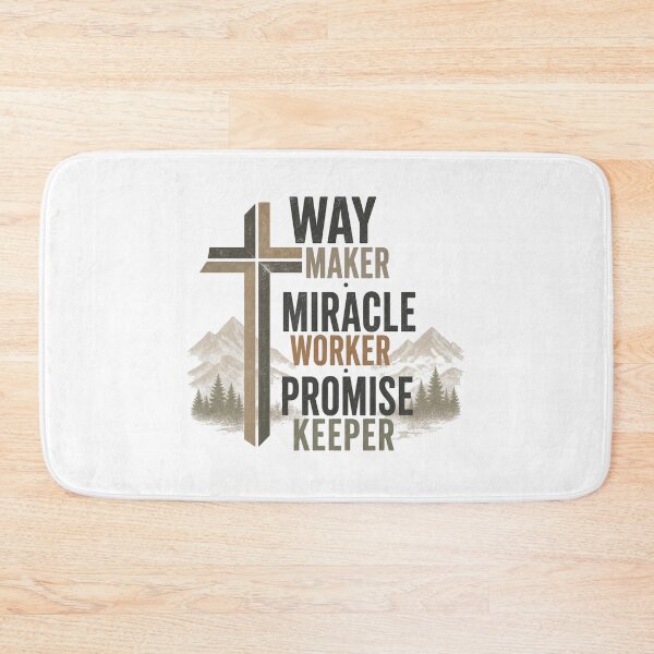 Item preview, Way Maker Miracle Worker Promise Keeper Christian Shirt | Isaiah 42:16 Faith Design designed and sold by Illustrated Faith.