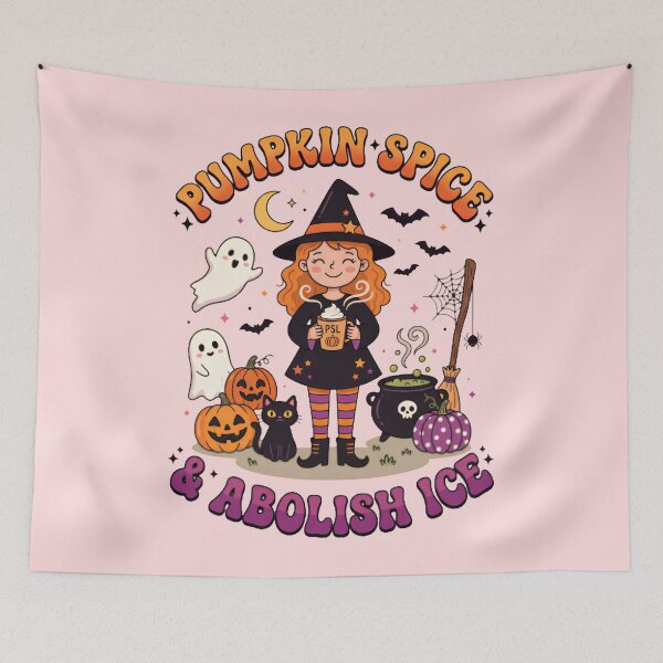 Item preview, Copy of Pumpkin-spice-and-abolish-ice designed and sold by w66aboo.