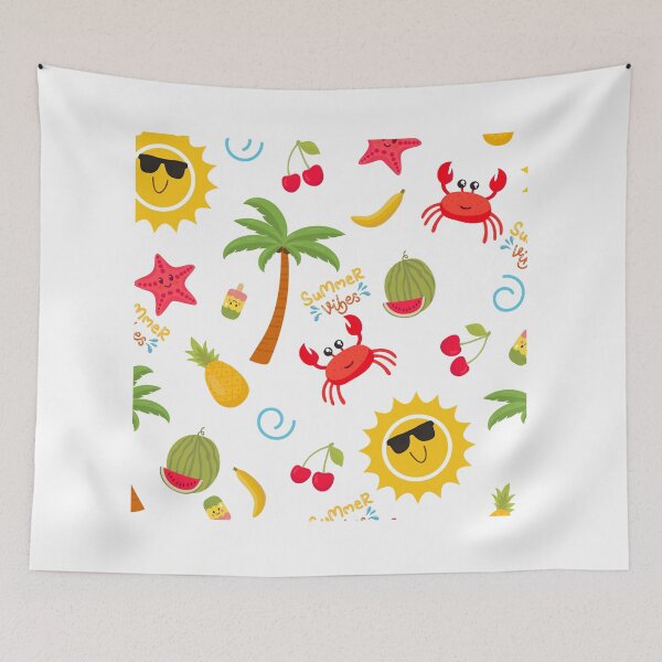 Item preview, Summertime Vibes Wallpaper Stickersheet designed and sold by BlesstB.