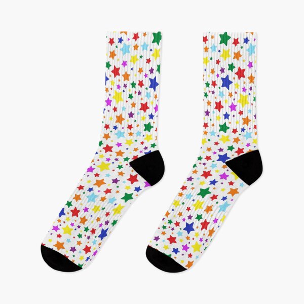 Item preview, Rainbow Stars, Bright Colored Stars in Sky Design designed and sold by bestggraphico.