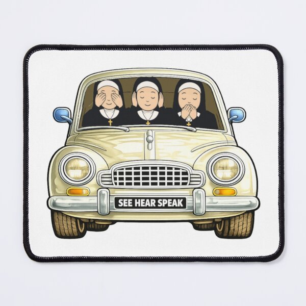 Item preview, see hear speak no evil ,nuns in car designed and sold by JamesDunican.