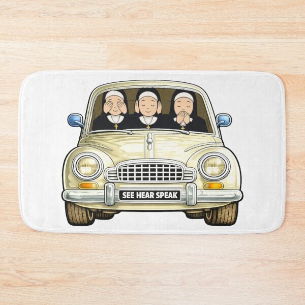 Item preview, see hear speak no evil ,nuns in car designed and sold by JamesDunican.