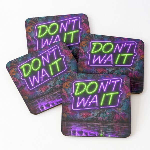 Artikelvorschau, Don´t wait, do it Neonreklame entworfen und verkauft von ABCrazyShop.