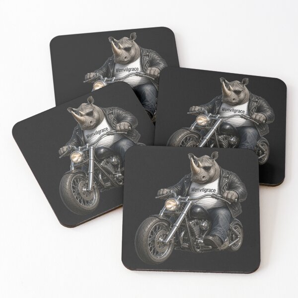 Item preview, Copy of Biker Rhino Gift 2 designed and sold by Wenvilgrace.