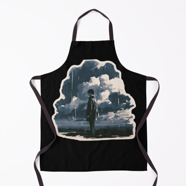 Item preview, Standing Under Dark Clouds Anime Style designed and sold by DRABaBdesign.