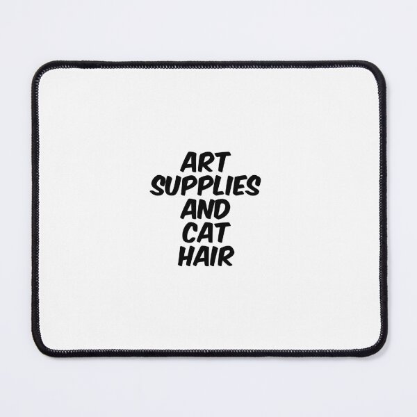 Item preview, Text Typography Art supplies and cat hair Cat + Art designed and sold by Typetextstudio.