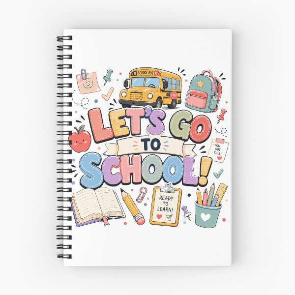 Item preview, Let’s Go to School T-Shirt & Sticker | Cute Back to School Design | Student & Teacher Gift designed and sold by Sunday.Supply.