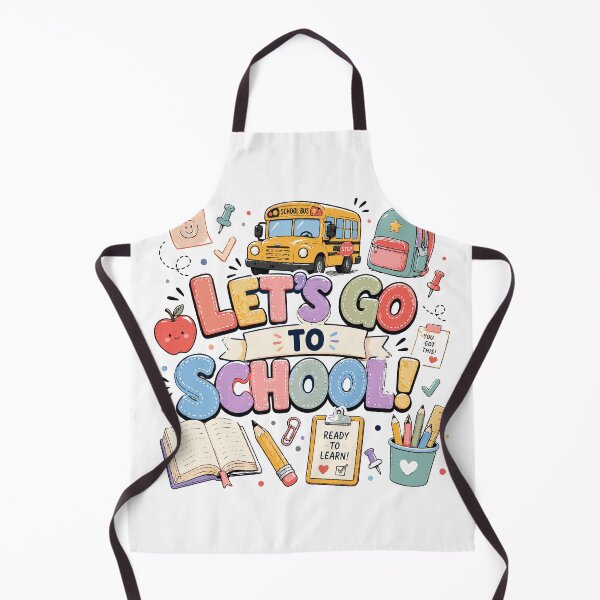 Item preview, Let’s Go to School T-Shirt & Sticker | Cute Back to School Design | Student & Teacher Gift designed and sold by Sunday.Supply.