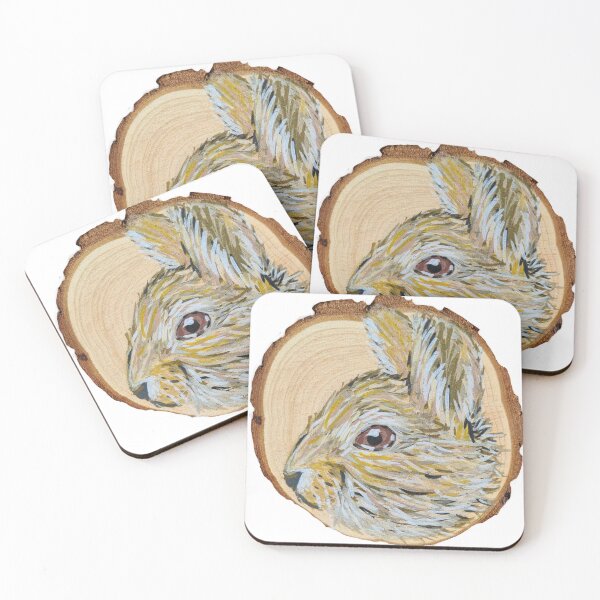 Item preview, Rabbit - Log Painting  designed and sold by Royxmaes.