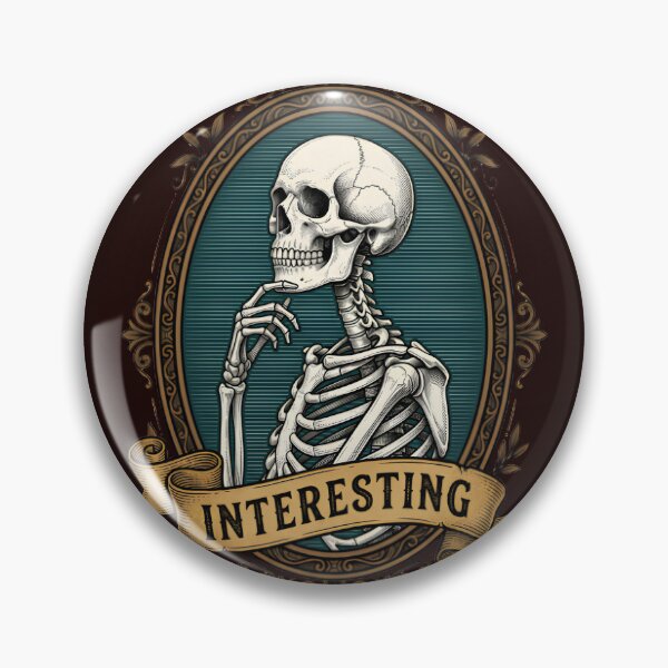 Item preview, Interesting Sarcastic Skeleton Vintage Art designed and sold by w66aboo.
