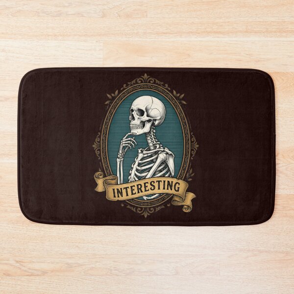 Item preview, Interesting Sarcastic Skeleton Vintage Art designed and sold by w66aboo.