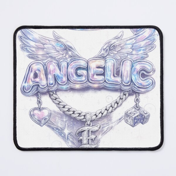 Item preview, Angelic – Y2K Chrome Aesthetic Graphic T-Shirt designed and sold by Del4xe.