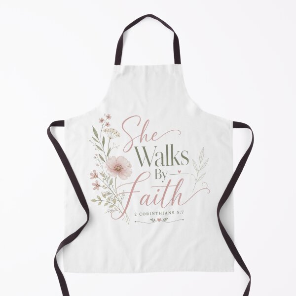 Item preview, She Walks By Faith Floral Christian Design | Proverbs 31 Women's Gift designed and sold by Illustrated Faith.