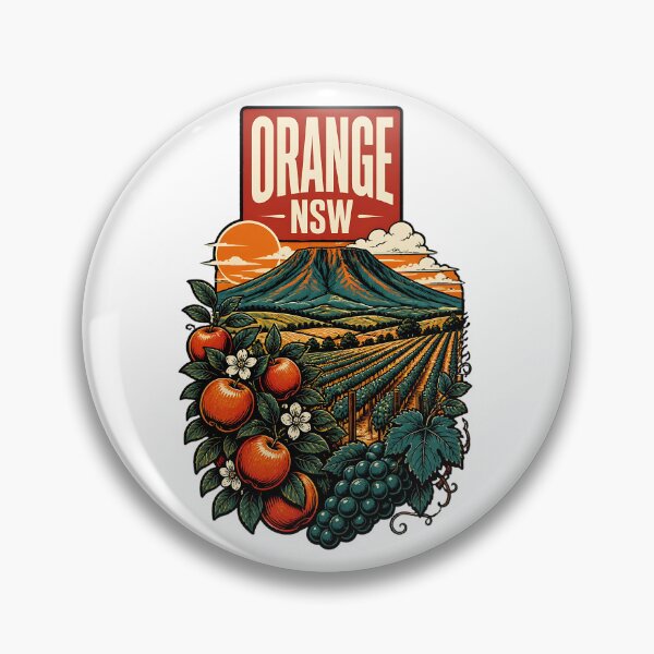 Item preview, Orange New South Wales Australia Vintage Travel Poster designed and sold by TravelersGems.