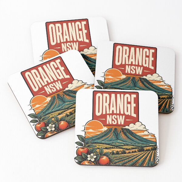 Item preview, Orange New South Wales Australia Vintage Travel Poster designed and sold by TravelersGems.
