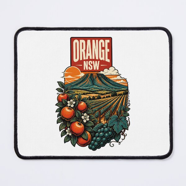 Item preview, Orange New South Wales Australia Vintage Travel Poster designed and sold by TravelersGems.