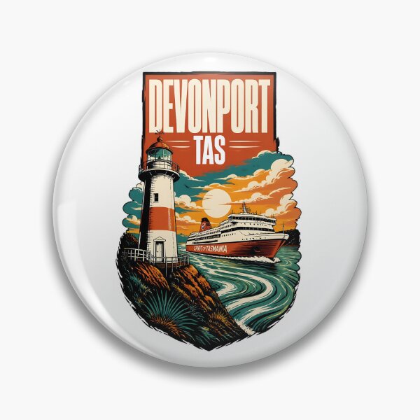 Item preview, Devonport Tasmania Australia Vintage Travel Poster designed and sold by TravelersGems.