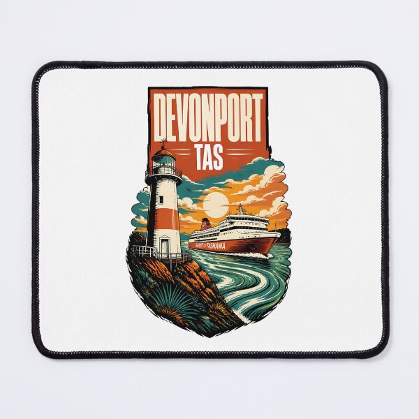 Item preview, Devonport Tasmania Australia Vintage Travel Poster designed and sold by TravelersGems.