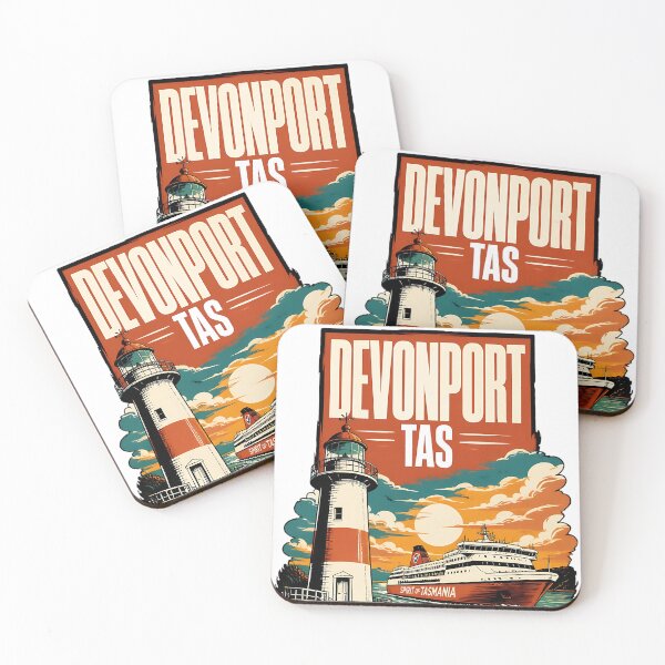 Item preview, Devonport Tasmania Australia Vintage Travel Poster designed and sold by TravelersGems.