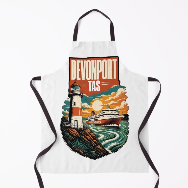 Item preview, Devonport Tasmania Australia Vintage Travel Poster designed and sold by TravelersGems.