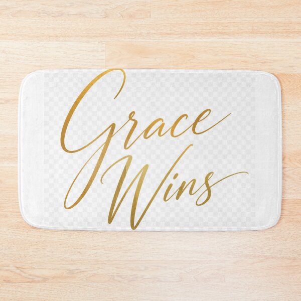 Item preview, Grace Wins Christian Inspirational Quote | Amazing Grace Faith Religious Design designed and sold by Paltooproducts.
