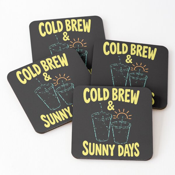Item preview, Cold Brew and Sunny Days Retro Design designed and sold by BISJOU.