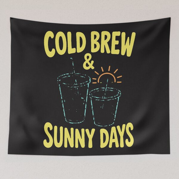 Item preview, Cold Brew and Sunny Days Retro Design designed and sold by BISJOU.