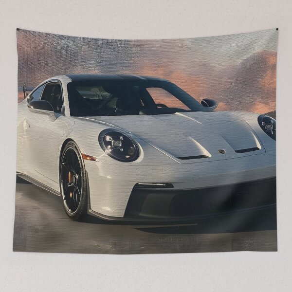 Item preview, Porsche 911 GT3 Modern Automotive Painting designed and sold by AutoPopStudio.