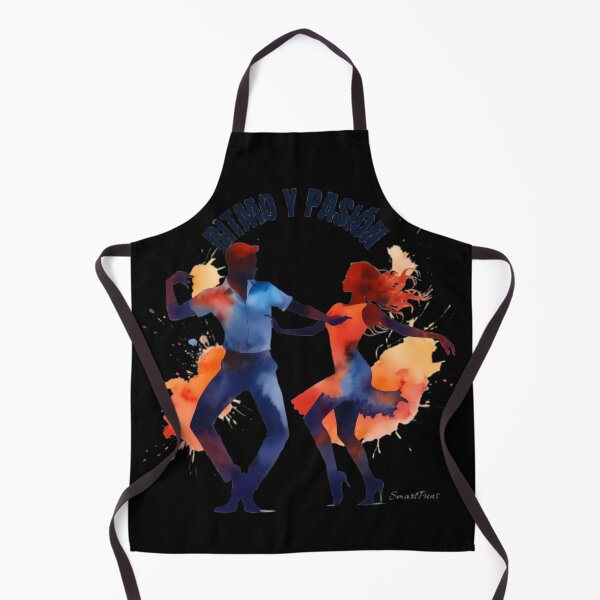 Item preview, Ritmo y Pasión – Dynamic Salsa Dance Couple Watercolor Illustration, Colorful Splatter Latin Dancers Silhouette, Festive Ballroom Apparel Graphic Sticker designed and sold by SmartPuns.