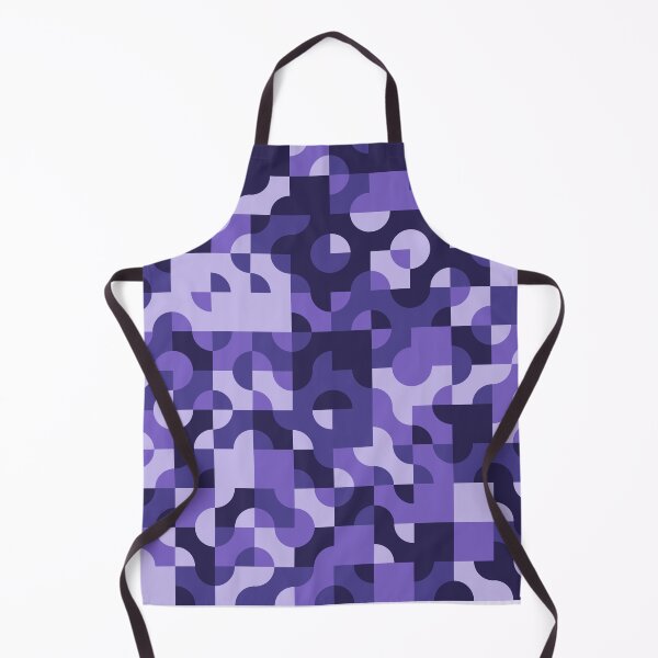 Item preview, Indigo Violet Geometric Quilt Pattern designed and sold by TidySystemsCo.