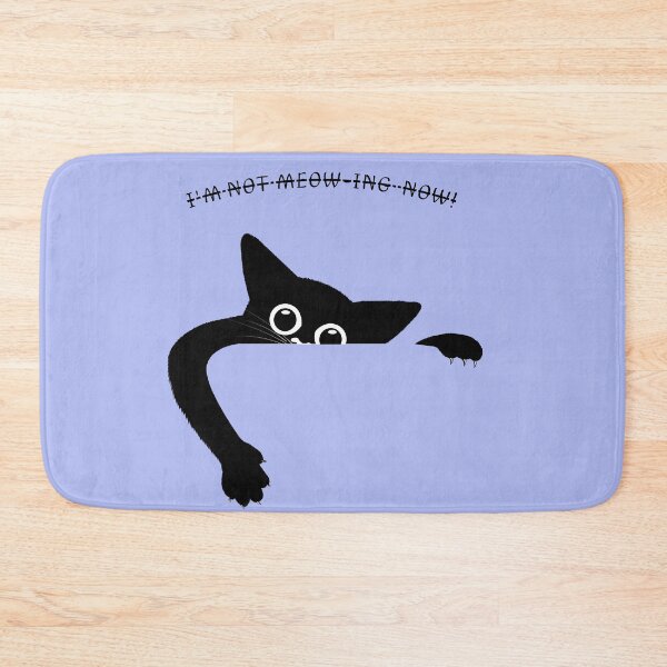 Item preview, A playful black cat designed and sold by FatmaAhmed90.