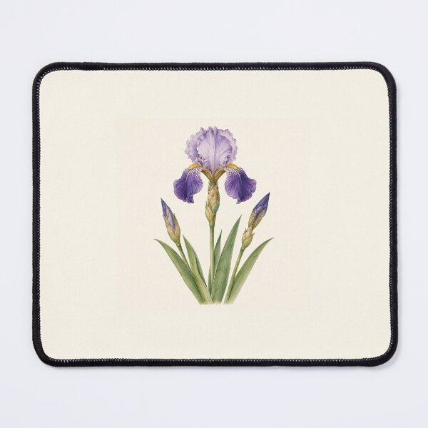 Item preview, Vintage Watercolor Iris designed and sold by PresMatPlays.