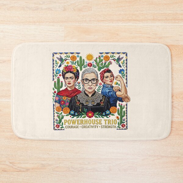 Item preview, Feminist icons  frida, ruth bader ginsburg, rosie the riveter  designed and sold by TeeARTHY.