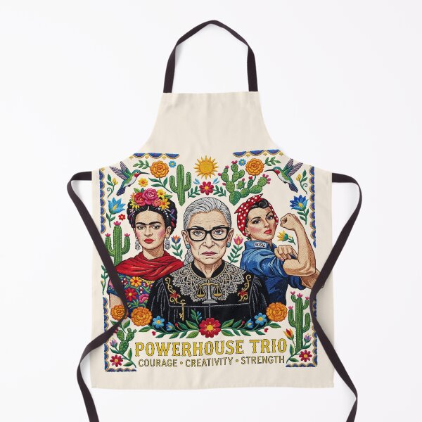 Item preview, Feminist icons frida, ruth bader ginsburg, rosie the riveter designed and sold by TeeARTHY.