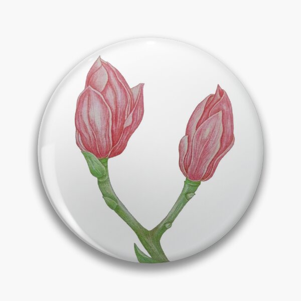 Item preview, Magnolia Bud Colored Pencil Botanical Illustration designed and sold by calmcolourprint.