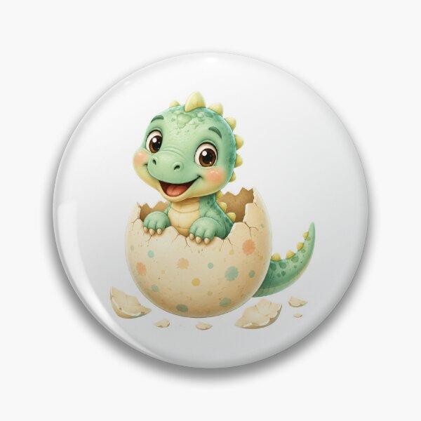 Item preview, Baby Dinosaur Hatching from Its Egg designed and sold by Foxglow Studio.