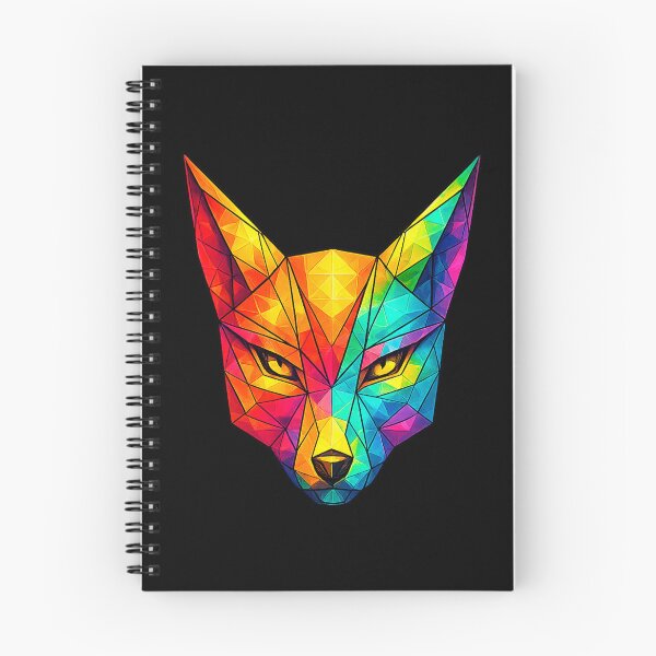 Item preview, Colorful Geometric Fox Head | Rainbow Polygon Animal Art | Abstract Low Poly Wildlife Illustration | Modern Prism Fox Design designed and sold by Geometric Art..