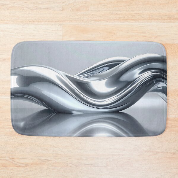 Item preview, Abstract Liquid Chrome Metal Wave Sculpture designed and sold by BetweenForms.