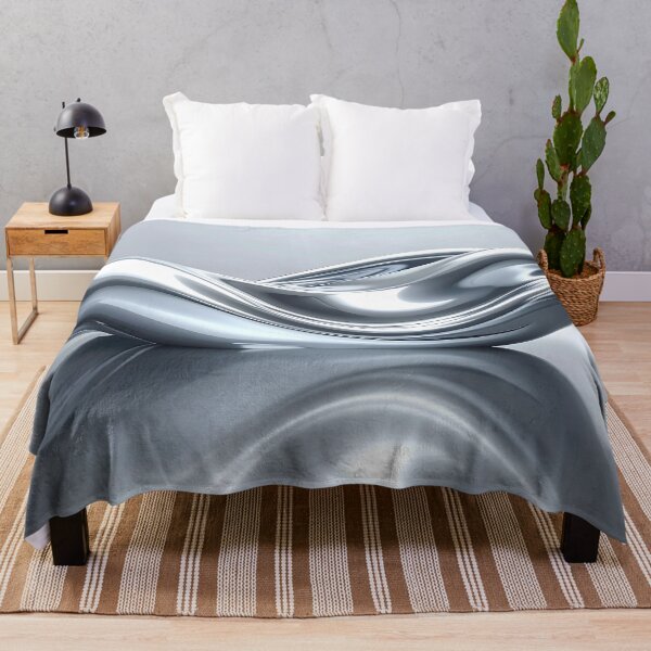 Item preview, Abstract Liquid Chrome Metal Wave Sculpture designed and sold by BetweenForms.