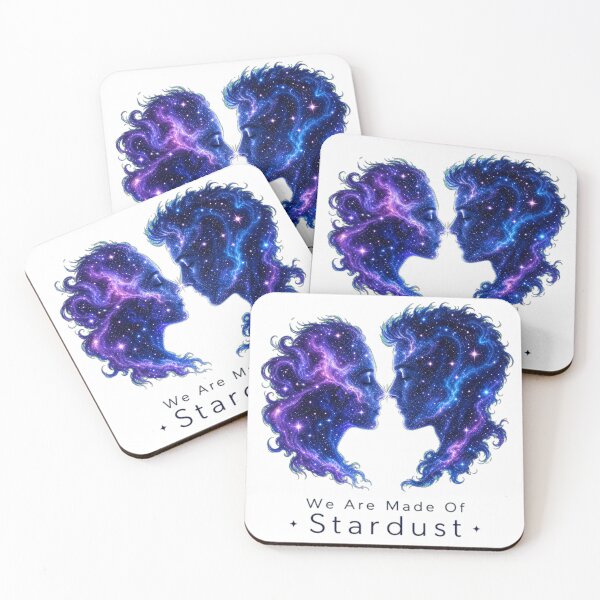 Item preview, We Are Made Of Stardust Celestial Galaxy Couple Silhouette designed and sold by Aliplus+.