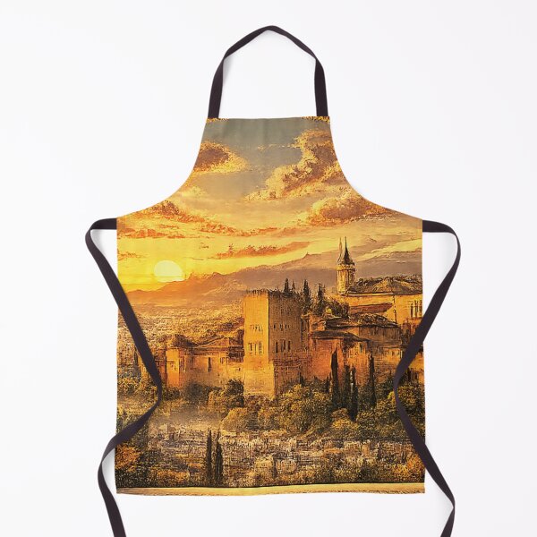 Item preview, Alhambra Palace Architectural Poster | Moorish Granada Spain | Spain Wall Art designed and sold by GnuArt.
