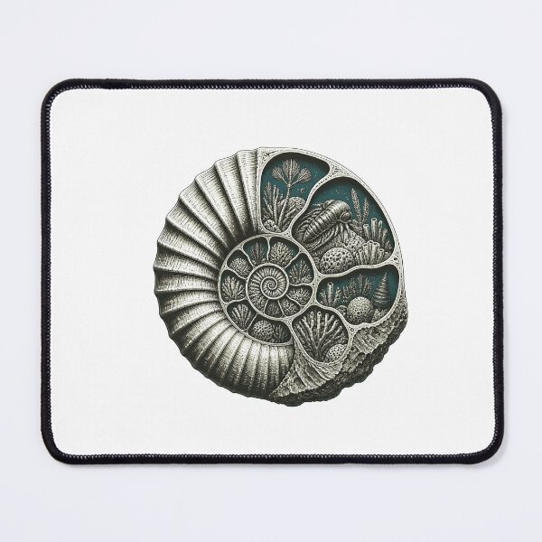 Item preview, Ammonite Fossil Prehistoric Reef Cutaway designed and sold by BoyleDesignShop.