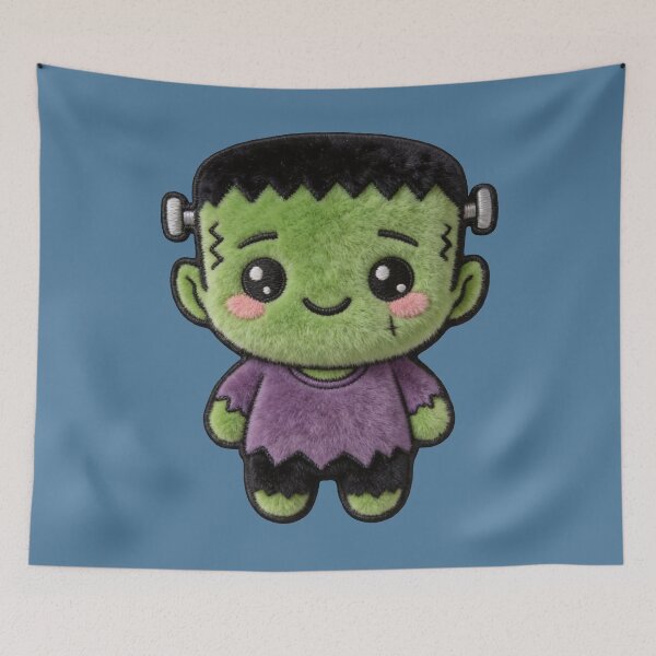 Item preview, Plush Monster Patch Spooky Kawaii designed and sold by thelexiverse.