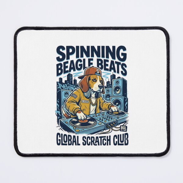 Item preview, Funny Beagle DJ | Spinning Beagle Beats | Music Lover Dog Gift designed and sold by CH-4TEE.