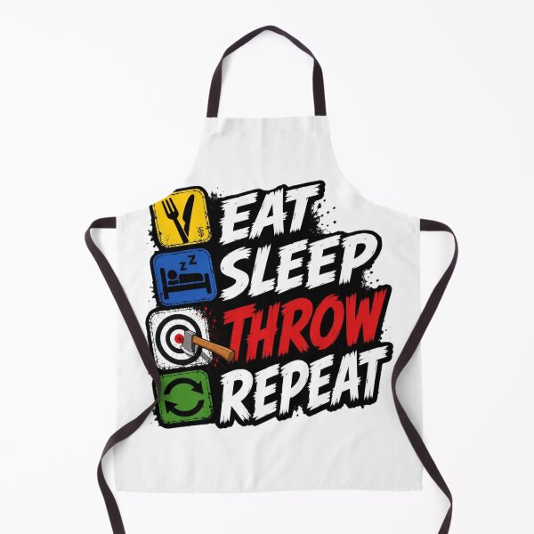 Item preview, Eat Sleep Throw Repeat designed and sold by Thor-stone.