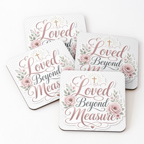 Item preview, Loved Beyond Measure Christian Quote | God's Love Faith Inspirational Religious Design designed and sold by Paltooproducts.