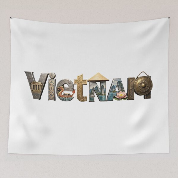 Item preview, Vietnam – Culture & Heritage Word Art designed and sold by VladisWorld.