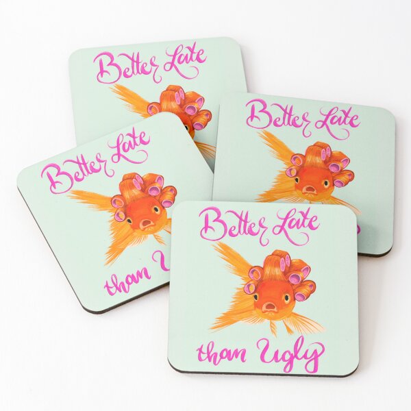 Item preview, Goldfish Rollers Pastel Beauty Humor designed and sold by Adronia.