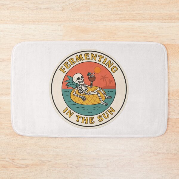 Item preview, Fermenting in the Sun – Funny Skeleton Beach designed and sold by LuloCreative.